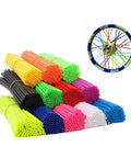 Set Of 144 Spoke Skins Spoke Covers For Bicycle Wheels Plastic Wraps In Colorful Assorted Colors 24cm 9.45 Inch Easy Install