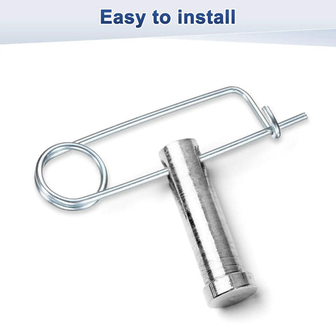 8 Pack Brooch Shape Cotter Pins With Quick Lock Fasteners 2x45mm Spring Steel Pins product image
