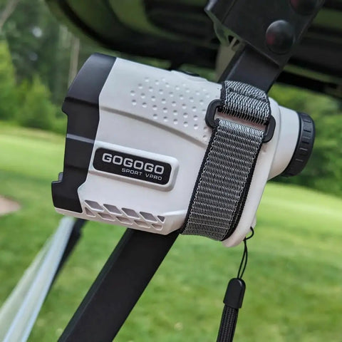 Magnetic Rangefinder Strap With Velcro And Rubber Coated Base Adjustable Golf Rangefinder Holder Band For Cart Or Club