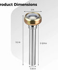 12 Pack One Point Eight Inch Garage Door Rollers With Four Point Seven Inch Stem Whisper Quiet Hassle Free Replaceable Nylon Wheel For Smooth Operation And Reduced Noise In Garages Barns And Warehouses product dimensions diagram
