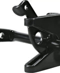 Heavy Duty Outswing Gate Latch Self Closing Spring Hinge, matte black finish, steel material, outdoor fence security.