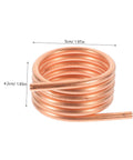550 540 Brushed RC Boat Water Cooling Ring Kit with copper tube cooling loop for brushed motor performance