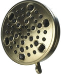 H2Okinetic 5-Setting Contemporary Shower Head In Champagne Bronze Delivers Drenching Coverage With PowerDrench Technology