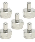 Five Pack F Type Male Terminator Caps 75 Ohms Coax Cap Terminator Cover for TV Antennas, Splitters, Amplifiers and Boosters