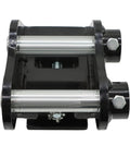 Mini Excavator Quick Change Hitch Coupler With 25mm Pin For 0.8 To 2 Ton Machines, steel construction, front view.