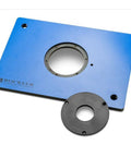 Rock Solid Phenolic Router Table Insert Plate Featuring Hella Smooth Non Drilled Surface With Standard Four Inch Diameter for woodworking