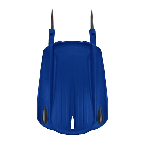 Seawing Supernova Scuba Fin Blade Set With Lock Plates For Diving midi size blue fin viewed from above