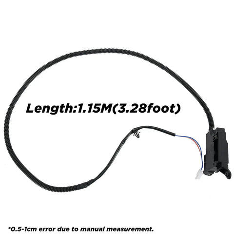 Washer Lid Lock Assembly For Crosley And Maytag Washers DIY Friendly Quick Install W11414731 Replacement Latch black 1.15m cable