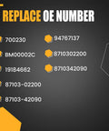 List of OE numbers for Straight Up Front Hvac Heater Blower Motor For Toyota Corolla Matrix Rav4 700230 replacement.