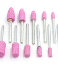 Heavy Duty Abrasive Mounted Stone Points Rotary Tool Bits For Electric Grinding And Polishing Chrome Corundum Cylinder Head Kits