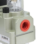 Close-up of Heavy Duty Aluminum Alloy Filter Pressure Regulator Kit With Gauge for pneumatic systems