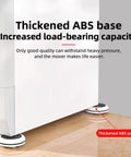 Close-up of thickened ABS base on furniture mover, highlighting durability and load-bearing capacity for Heavy Duty Furniture Movers With Wheels Supports Up To 750 Lbs Easy Slide Tool For Sofas And Couches Heavy Lifting Gear Smooth Glide Lifter For Home Moving And Rearranging Your Living Space Made Durable.