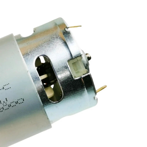24V 555 12000RPM Electric Motor High Speed DC Drive Engine Upgrade For Ride On Car Replacement Parts SUV Truck Gearbox Motor And Connect Accessories Cables Included