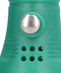 Close-up of Rugged Mini Electric Grinder With Three Adjustable Speeds, highlighting control button and ventilation holes for DIY tools.