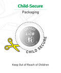 Child-secure packaging for Five Pack CR1620 3V Lithium Coin Button Batteries With Serious Juice And Top Tier Reliability.