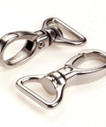 Must Have Pack Of 20 Silver 360 Degree Curved Lobster Clasps Swivel Trigger Clips For 3/4 Inch Straps Durable Zinc Alloy Hardware Replacement For Shoulder Bags Backpacks And Luggage, two silver swivel clasps