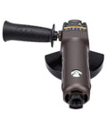 Heavy Duty Pneumatic Angle Grinder Built Like A Tank Delivering Badass 10000 Rpm Performance With A Precision 110 Mm Disc showing ergonomic handle and air inlet.