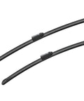 AeroTwin OE Replacement Wiper Blades Set Of 2 For 26 Inch And 20 Inch Rain Ready Streak Free All Weather Performance With Graphite Coated Dual Rubber Easy Install With Pre Assembled OE Style Adapters