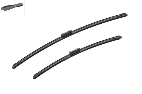 AeroTwin OE Replacement Wiper Blades Set Of 2 For 26 Inch And 20 Inch Rain Ready Streak Free All Weather Performance With Graphite Coated Dual Rubber Easy Install With Pre Assembled OE Style Adapters
