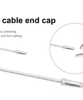 Brake cable end cap for Gyro Brake Cable Kit For Bikes Full Front And Rear Cable Set With Upper And Lower Cables Spinner Rotors