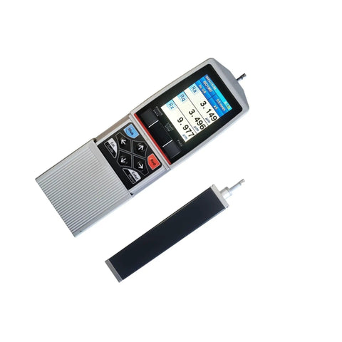 Heavy Duty Digital Surface Roughness Gauge Delivering Hella Precise Readings For Metal Plastic Wood Finishes with digital display.