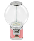 Pink High Capacity Candy Gumball Vending Machine Built Different With Hella Tough Plastic Shell And Super Slick Capsule Action for easy use.