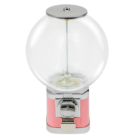 Pink High Capacity Candy Gumball Vending Machine Built Different With Hella Tough Plastic Shell And Super Slick Capsule Action for easy use.