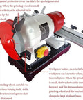 Heavy Duty Automatic Knife Grinder And Saw Blade Sharpener Featuring Cast Iron Base And Linear Guides Delivers precision with 60 mesh grinding wheel.