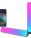 Flow Light Bar RGB Smart LED Lamp With Music Sync, 16 Lighting Effects display with phone app, black, for TVs and gaming