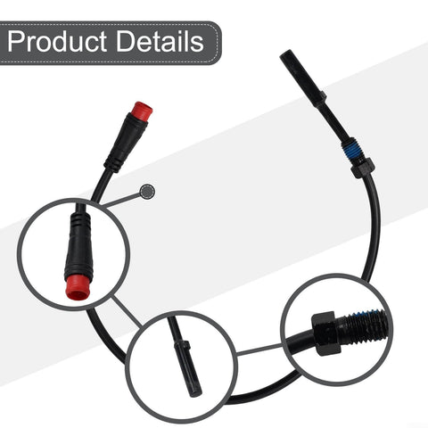 Magnetic Brake Sensor for Ebike with Instant Power Cutoff and Responsive Braking, two-pin design with plug and play installation.