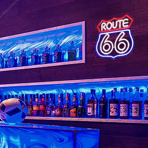 Blue Neon Sign Light For Bedroom Wall Decor Acrylic LED Neon Sign For Game Room Party Bar Club Dope Vibe Space Accent Perfect For Teen Rooms And Social Areas above bar shelves.