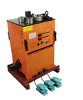 Heavy Duty Electric Rebar Cutter Bender Combo Machine 180 Degree Automatic Steel Rod Bending Tool built different with pedals.