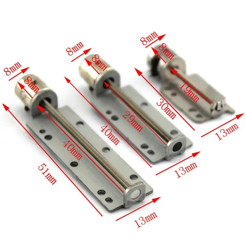 Micro Electric Linear Actuator Stepper Motor Precision Screw Slide DC 3V To 5V 2 Phase 4 Wire parts with measurement details.