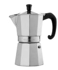 Stovetop Espresso Maker For Home Brewing And Camping Italian Moka Pot In Classic Aluminum 6 Cup Mocha Pot Easy To Use And Clean Quick Heat Up Portable Silver