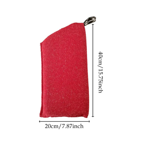Dog Bite Training Sleeve For Medium Dogs Interactive Protective Bite Surface For Training And Tugging Games Ideal For German Shepherds And Malinois Durable Red And White Practice Gear From Puppies To Pros, red side view