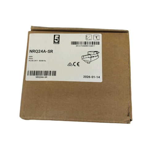 Heavy Duty Electric Damper Actuator NrQ24ASR For Hvac Zone Control sealed box showing model number and specifications.