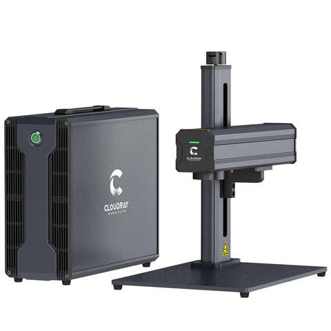 60W JPT MOPA Fiber Laser Engraver For Color Marking And Metal Engraving, High Speed 10,000 mm Per Second, 110X110Mm Work Area