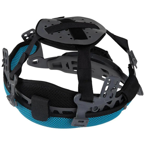 Hard Hat Sweatband Replacement Set 3-Pack For Hard Hat Suspension, machine washable and replaceable, breathable padded band close-up.