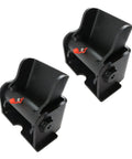 Heavy Duty Greasable Weld On Solid Steel Dump Trailer Hinges Pair showcasing robust design and grease fittings for easy installation.
