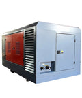 Heavy Duty Electric Mobile Air Compressor With Customizable Options Up To 132KW side view showing robust rotary screw design for construction.