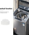 Washing Machine Clutch Replacement Plastic Gear Part With Ratchet For Washer Durable Plastic Material Easy Diy Install Smooth Operation Home Washer Repair Kit, white gear next to top-load washer