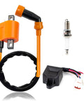 Ignition Coil CDI Box Spark Plug Kit For Timberwolf 250 YFB250 YFB250FW Bear Tracker 250 YFM250 1994 1998 1999 2000 Direct Replacement OEM 4BD855401000 For ATV Yamaha Timberwolf