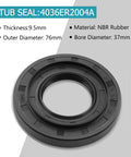 Kick Start Your Laundry Hunka Junk Setup With Smooth Abec Five Bearings And Heavy Duty Twin Lip Gasket To Squash Dang Loud Vibrations And Halt Water Leaks On Lg Kenmore Washers, NBR rubber tub seal 4036ER2004A, 76mm outer diameter.