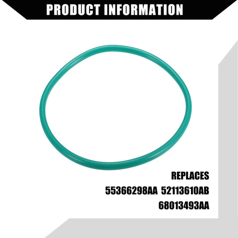 Beefed Up Fuel Pump Tank Seal O Ring Fluororubber For Jeep Cherokee 2014 2021 1 Piece Green shown on white background