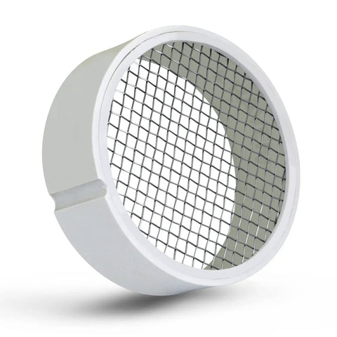 R1508 Termination Cap Vent Cover Mesh Screen for Round Furnace PVC Pipe, 2 in ID Stainless Steel Roof Vent Cap