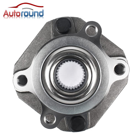 Pair Front Wheel Hub Assembly Replacement For Nissan Sentra 2007 2008 2009 2010 2011 2012 2.0L With ABS 4 Lug Bearing Hub