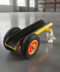 Rock Solid Heavy Duty Slab Mover Cart And Panel Transport Trolley with channel steel chassis and durable rubber wheels.
