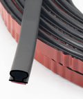 Close-up of Heavy Duty Rubber Weather Stripping Seal For Doors And Windows Waterproof Self Adhesive Weatherstrip Gasket