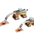 Hole Plug Magnet XL Hands Free Weld Tool With Pivoting Magnetic V-Pad Base, Spring Loaded Arm, Copper Pad AGK450 in gray and silver