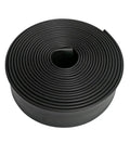 Heavy Duty Marine Grade Dual Wall Heat Shrink Tubing Roll 3:1 Adhesive Lined Wire Jacket Half Inch By Ten Feet Black in a coil.